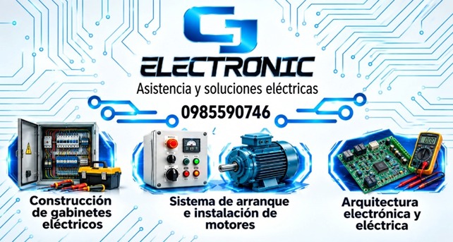 Tarjeta digital de CjElectronic con servicios de gabinetes, motores y circuitos